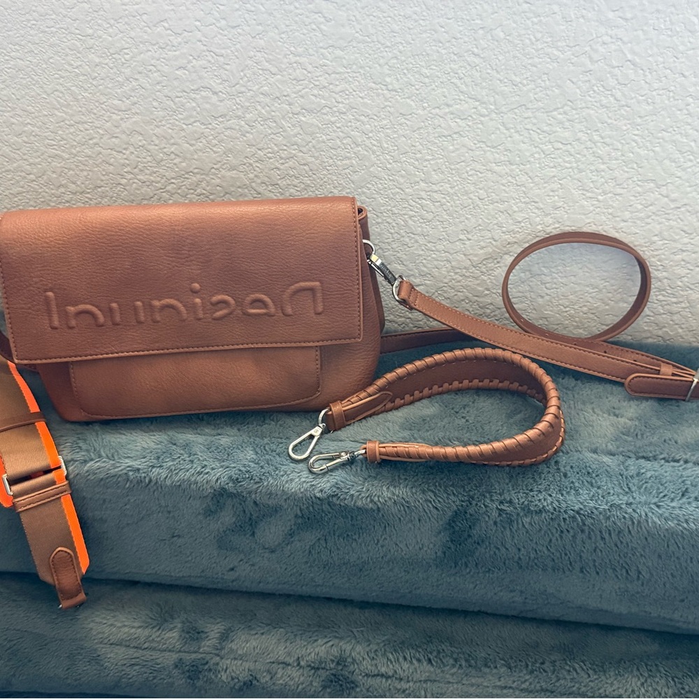 Brown Leather Crossbody Bag